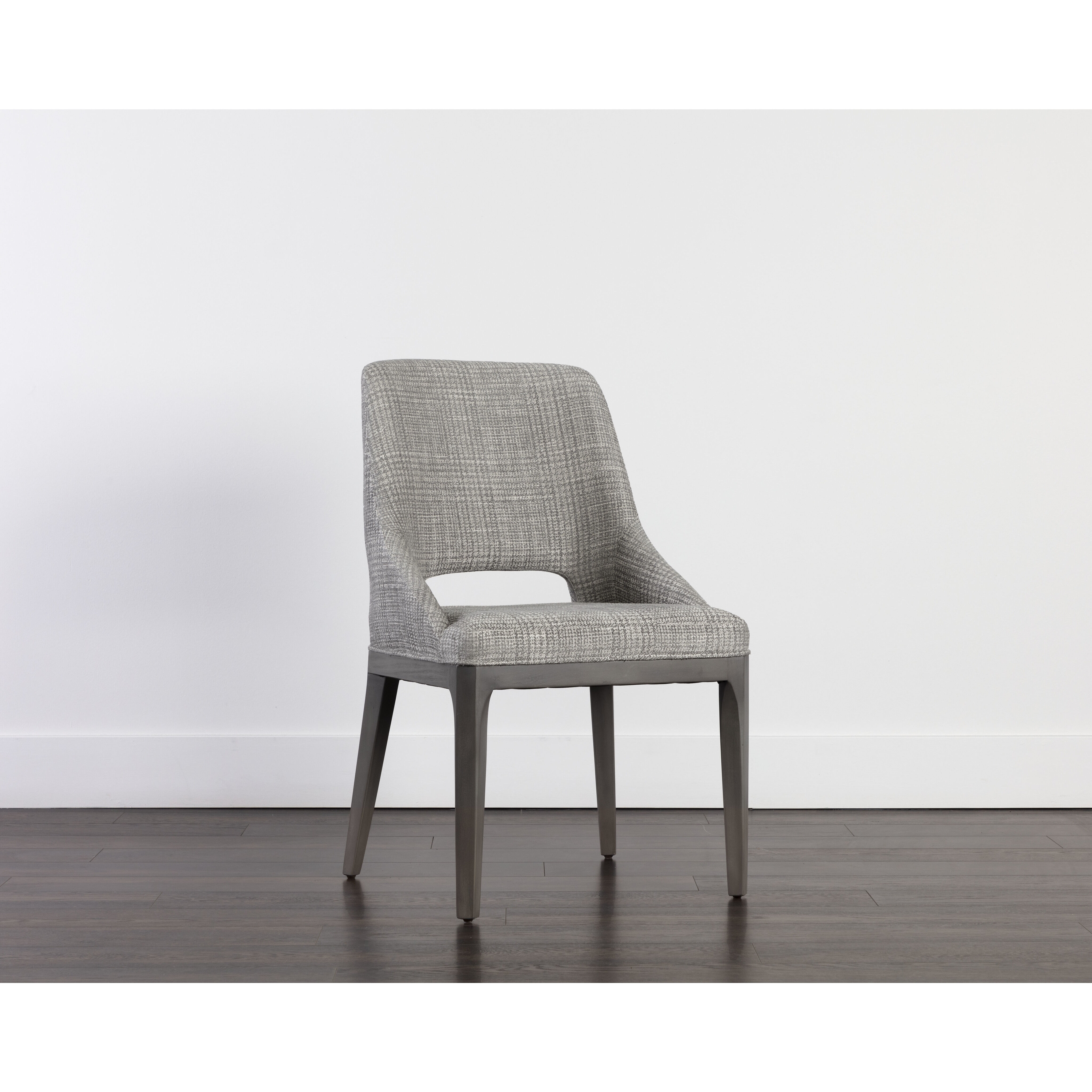 Estrada Naya Check Light Grey Dining Chair